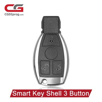 Smart Key Shell 3 Button for Mercedes Benz Assembling with CGDI MB Be Key Perfectly