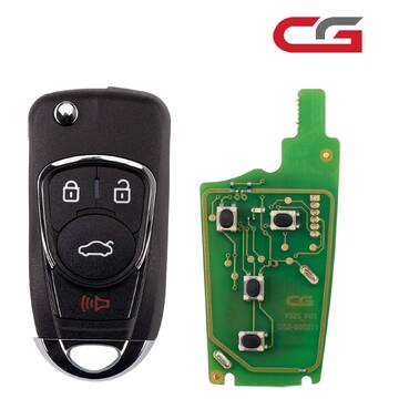 [5Pcs/Set] CG C13-000005 A22-3+1 Buick New Style (Flip-4BTN) 4 Buttons Wire Remote for CGDI K2