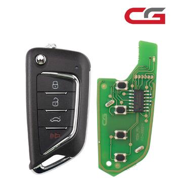 CG C13-000006 A21-4 CAD.LAC(4 BTN) 4 Buttons Wire Remote Used with CGDl K2 Remote Key Programmer