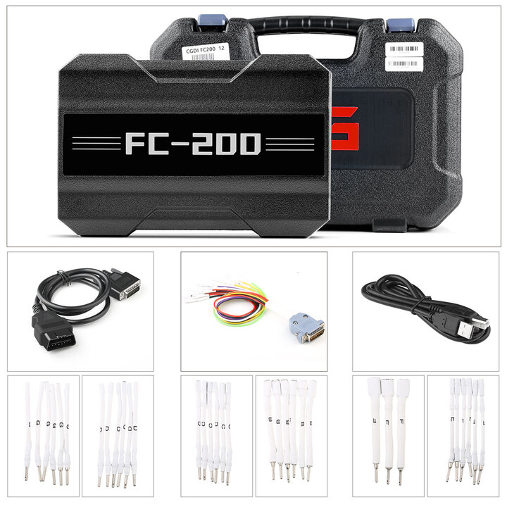 CG FC200 ECU Programmer Full Version with New Adapters Set 6HP & 8HP / MSV90 / N55 / N20 / B48/ B58