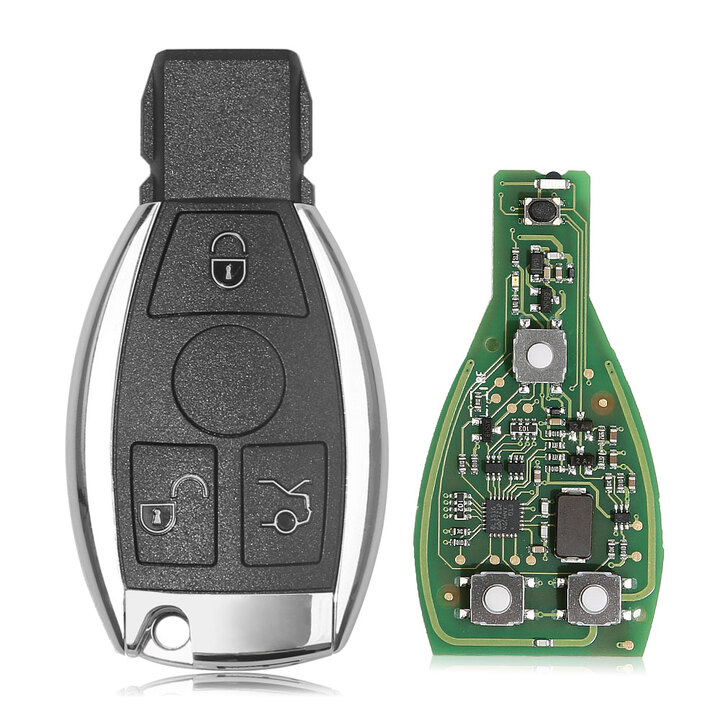 CGDI BE Key with Smart Key Proximity Shell 3 Button for Mercedes Benz 1997-2014 Complete Key Package without Panic