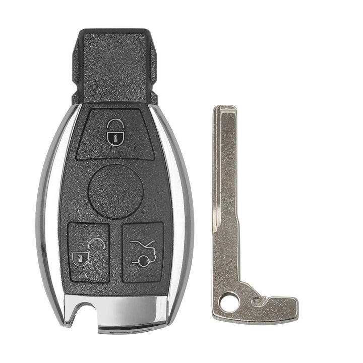 CGDI BE Key with Smart Key Proximity Shell 3 Button for Mercedes Benz 1997-2014 Complete Key Package without Panic