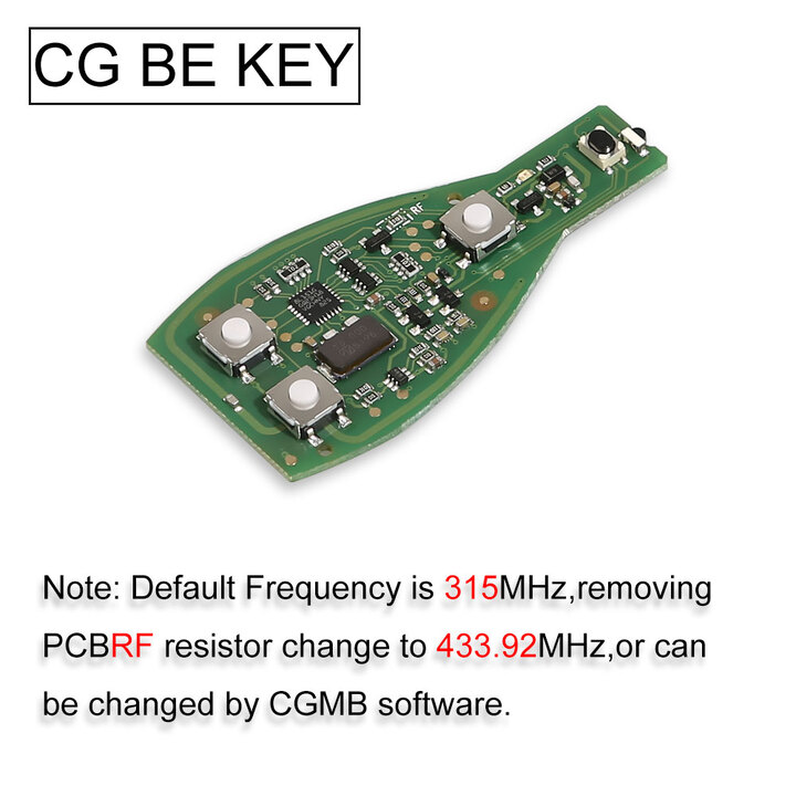 Original CGDI MB Be Key Update Version Support All Mercedes Till FBS3 315MHZ/433MHZ Get 1 Free Token