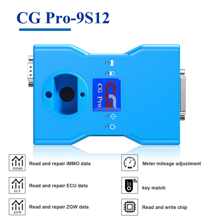 CG Pro 9S12 Programmer Full Version with All Adapters Support 35160WT/ 35080/ 35128