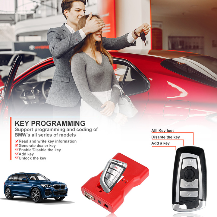 CGDI BMW Key Programmer Full Version with Total 24 Authorizations