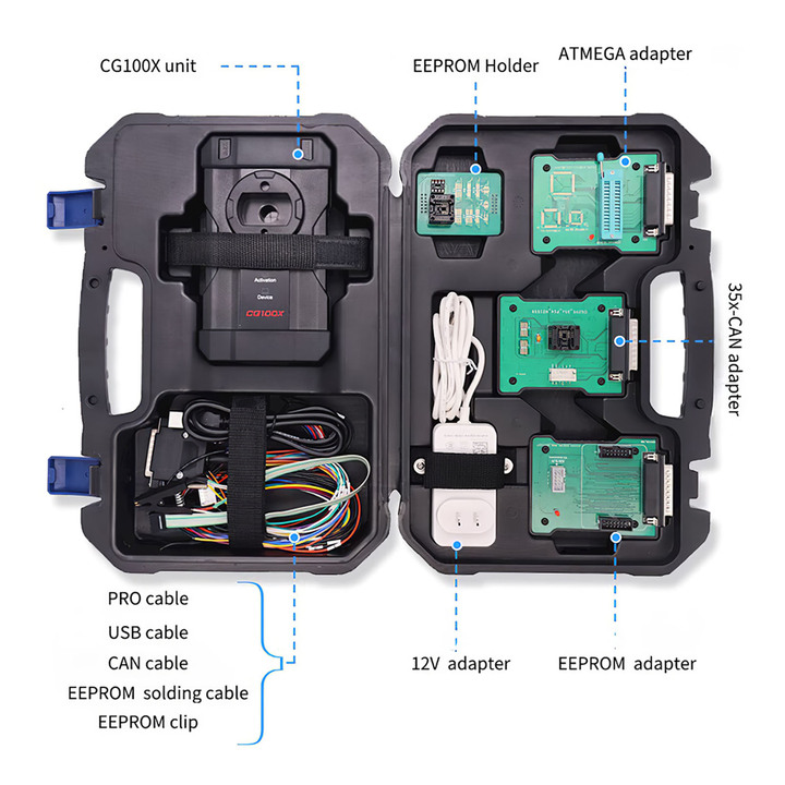 CGDI CG100X New Generation Programmer for Airbag Reset Mileage Adjustment and Chip Reading