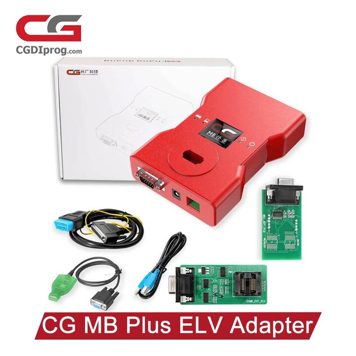 CGDI MB Key Programmer Plus ELV Repair Adapter Support All Key Lost with 1 Free Token Daily