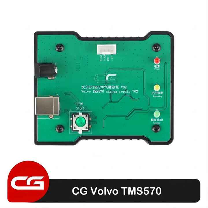 CG Volvo TMS570 OBD Airbag Reset Tool Clear the Collision Memory No Welding Without Opening the Cover