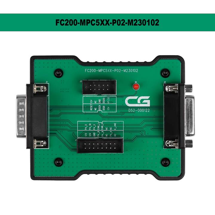 CG FC200 AT200 MPC5XX Adapter FC200-MPC5XX-P02-M230102 for BOSCH MPC5xx Read/Write Data on Bench Support EDC16/ ME9.0/ MED9.1/ MED9.5