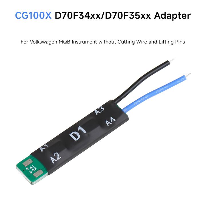 New Release CG100X CG100 D1 Adapter for VAG MQB D70F34xx D70F35xx Mileage Repair No Soldering No Lift Pin