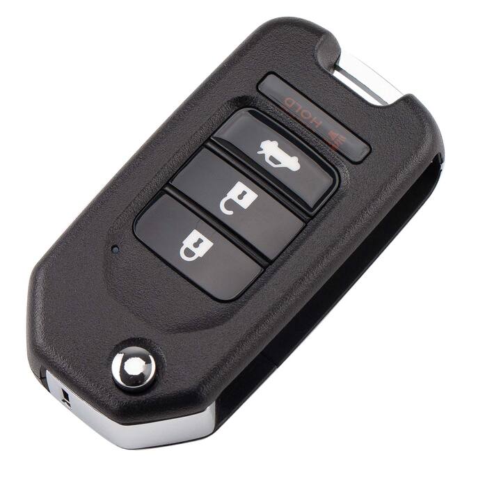 [5Pcs/Set] CG C13-000004 A10-3+1 Honda Style(Flip-3+1BTN) 4 Buttons Wire Remote