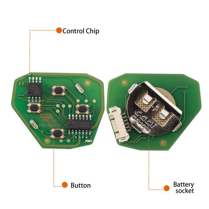 CG C13-000010 A05-3+1 TOYO.TA(3+1) 4 Buttons Wire Remote