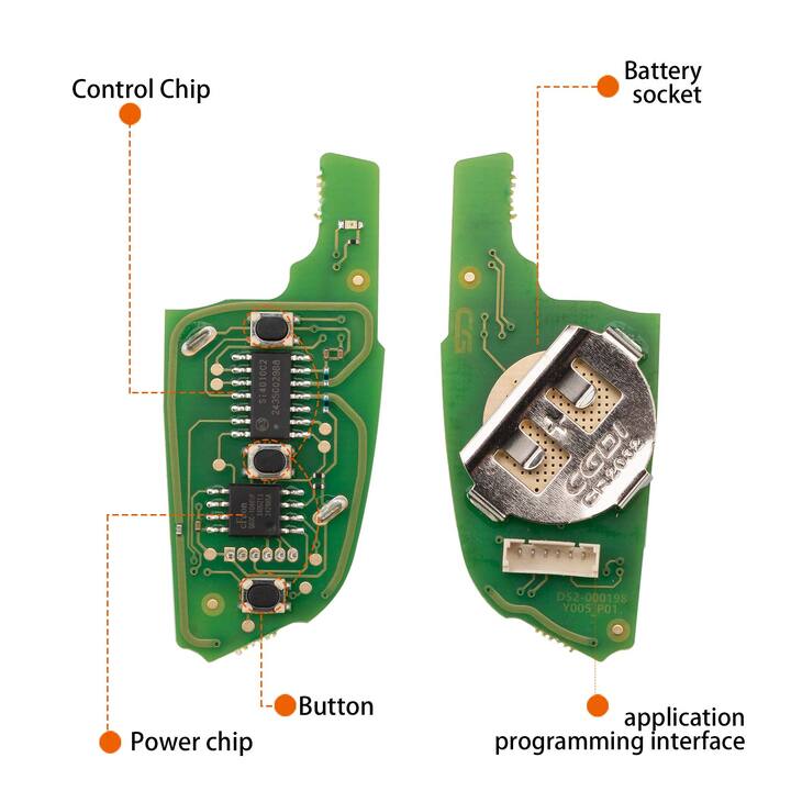 CG C13-000012 A29DF(3BTN) 3 Buttons Wire Remote