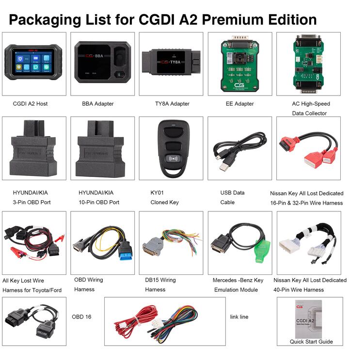2025 New CGDI A2 Key Programmer Standard Version Premium Edition IMMO Matching Frequency Detection