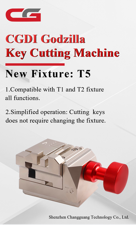 CG Godzilla T5 Clamp Jaw for CG007 Key Cutting Machine