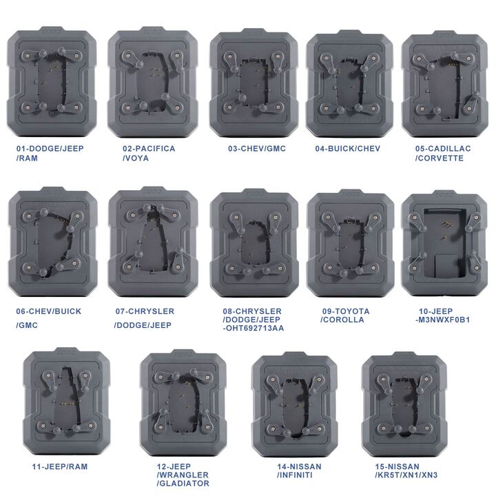 2026 CGDI Remote-Free Adapter Set 28pcs Work with K2 Support BMW/ Audi/ Toyota/ Honda/ Dodge etc