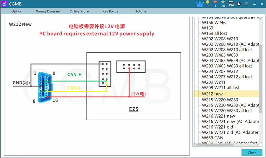 CGDI MB Benz Key Programmer