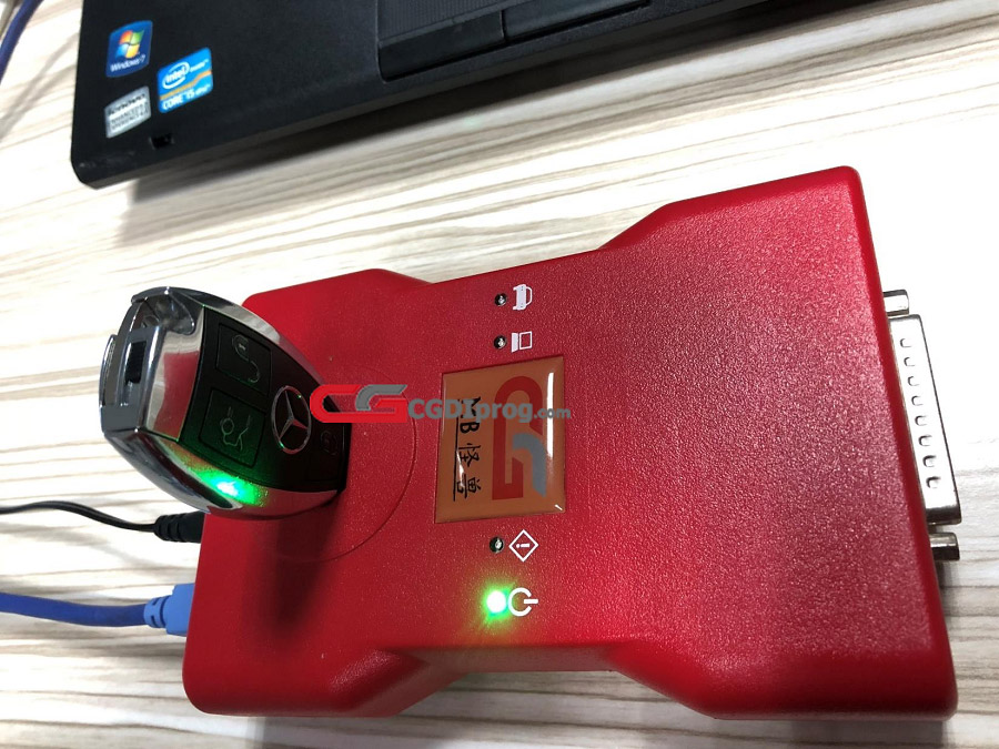CGDI MB Write the original key by infrared 01