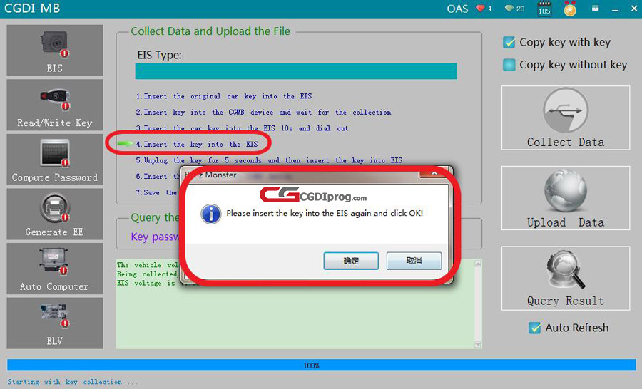 How to use CGDI MB Add a New Key to Benz W211 via OBDc 20