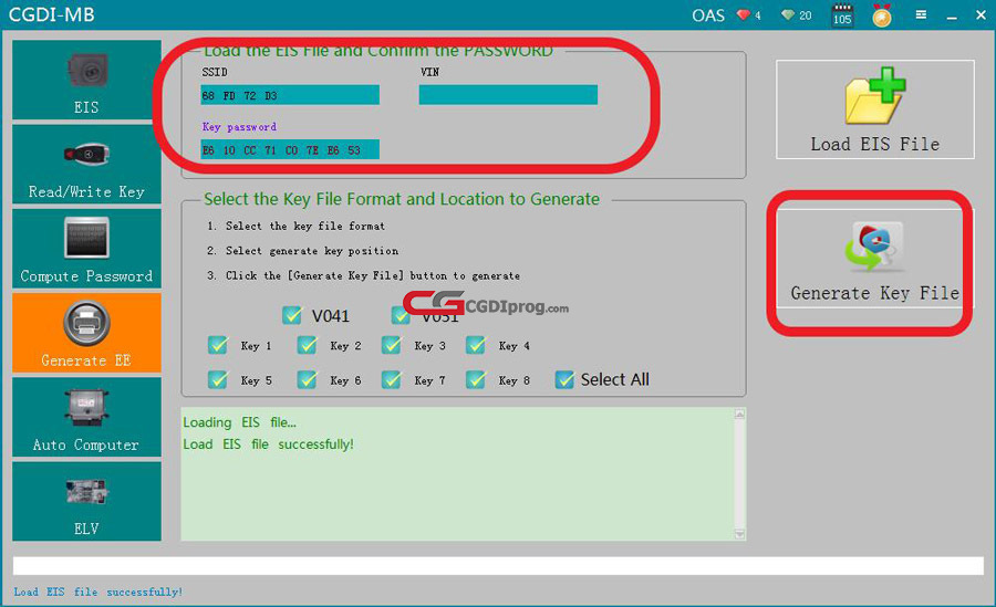 How to use CGDI MB Add a New Key to Benz W211 via OBD 23