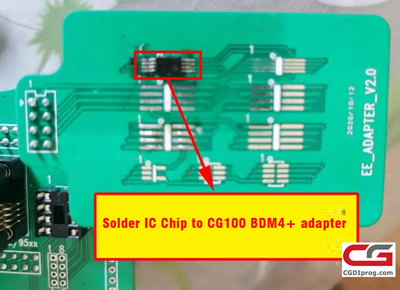 Contact CG Engineer for Modified EEPROM Data