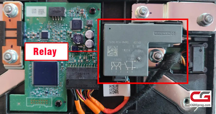 Battery Relay Controlled by BCM